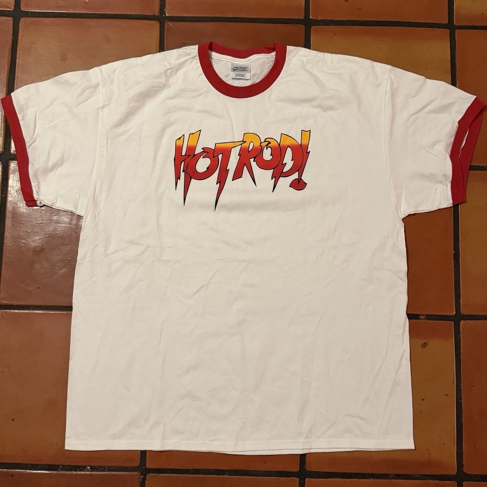 Vintage WWE Rowdy Roddy Piper "Hot Rod!" T-Shirt 2XL